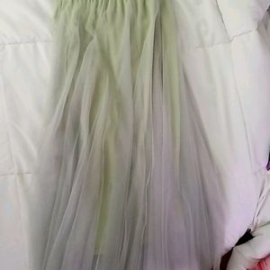 Light Green Tulle Skirt NWT